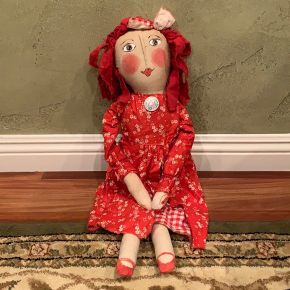 “Be Kind to One Another” Handmade Doll